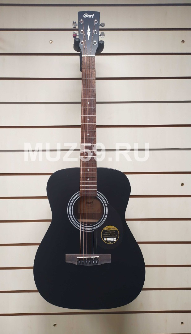 Cort AD810-BKS Standard Series Акустическая гитара, черная