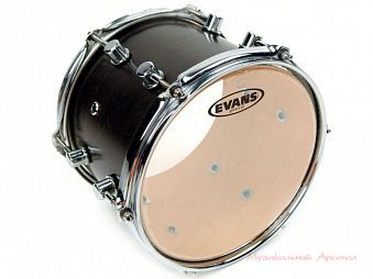 Evans TT16G2 Genera G2 Пластик для барабана том тома, прозрачный, двухслойный, без напыления, открытый, теплый звук, диаметр: 16