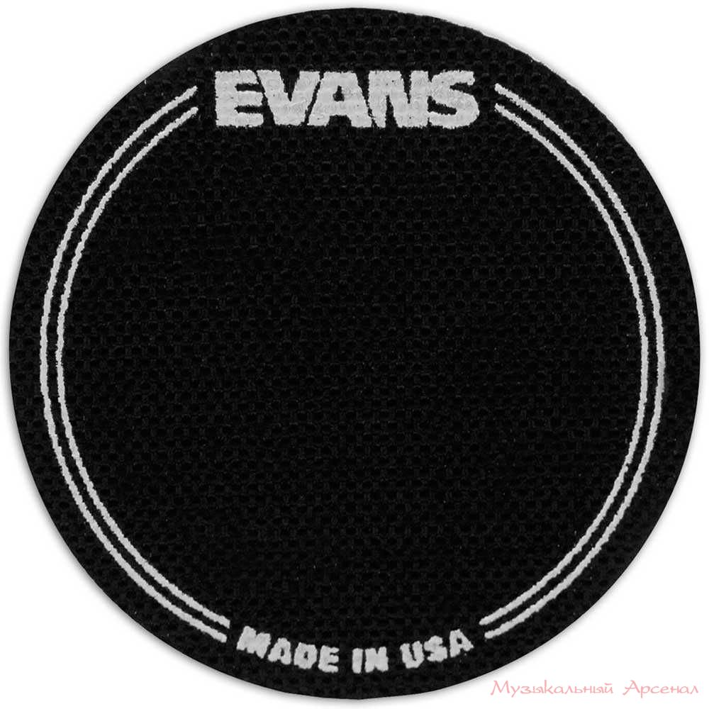 EVANS EQPB1 Наклейка (круглая, черная) на рабочий пластик бас-барабана